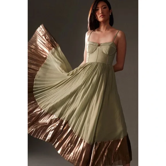 Anthropologie x Verb by Pallavi Singhee Embellished Bustier Corset Dress - Picture 1 of 6